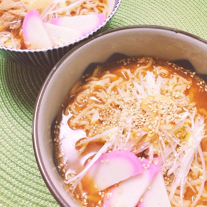 ネギたっぷり喜多方ラーメンꕤ 味噌 醤油 レシピ 作り方 By Sweet Sweet 楽天レシピ